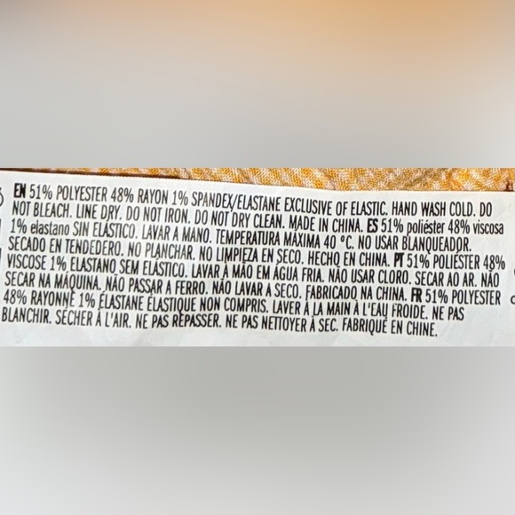 Forever 21 Yellow & White Textured Crop Top - Picture 9 of 9